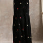 trueBrowns Black Velvet Embroidered Kurta Sharara Set | Swadesiicart