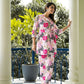 Casual Fashionable Multi Muslin Cotton co-ord set - Manya - Swadesiicart