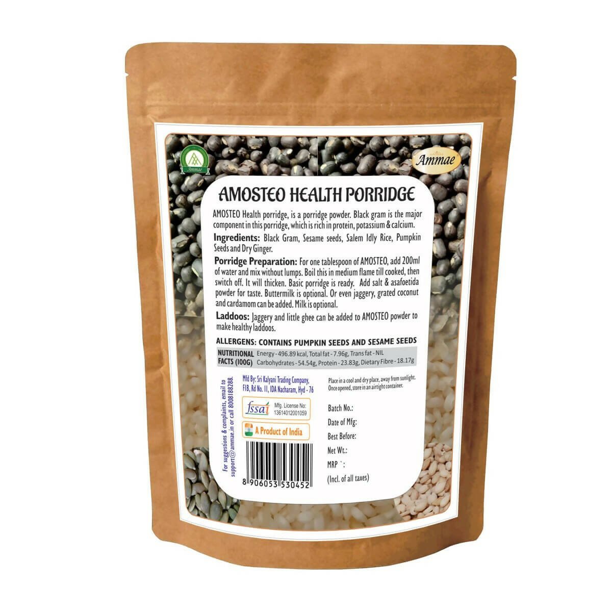 Ammae Amosteo Health Porridge - Swadesiicart