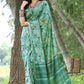 Vishnu Weaves Women's Rama Cotton Silk Woven Saree with Blouse - Swadesiicart