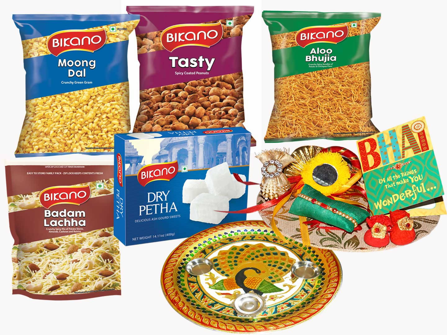 Bikano Namkeen Magic Rakhi Puja Thali - Bikanervala