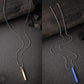 NVR Men's Set of 2 Gold & Blue Geomatric Pendent With Chain | Swadesiicart