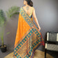 Joban Fashion Teal Butti Banarasi Silk Sarees | Swadesiicart