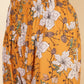 Janasya Women's Mustard Moss Digital Floral Printed Casual A-line Co-ords - Swadesiicart
