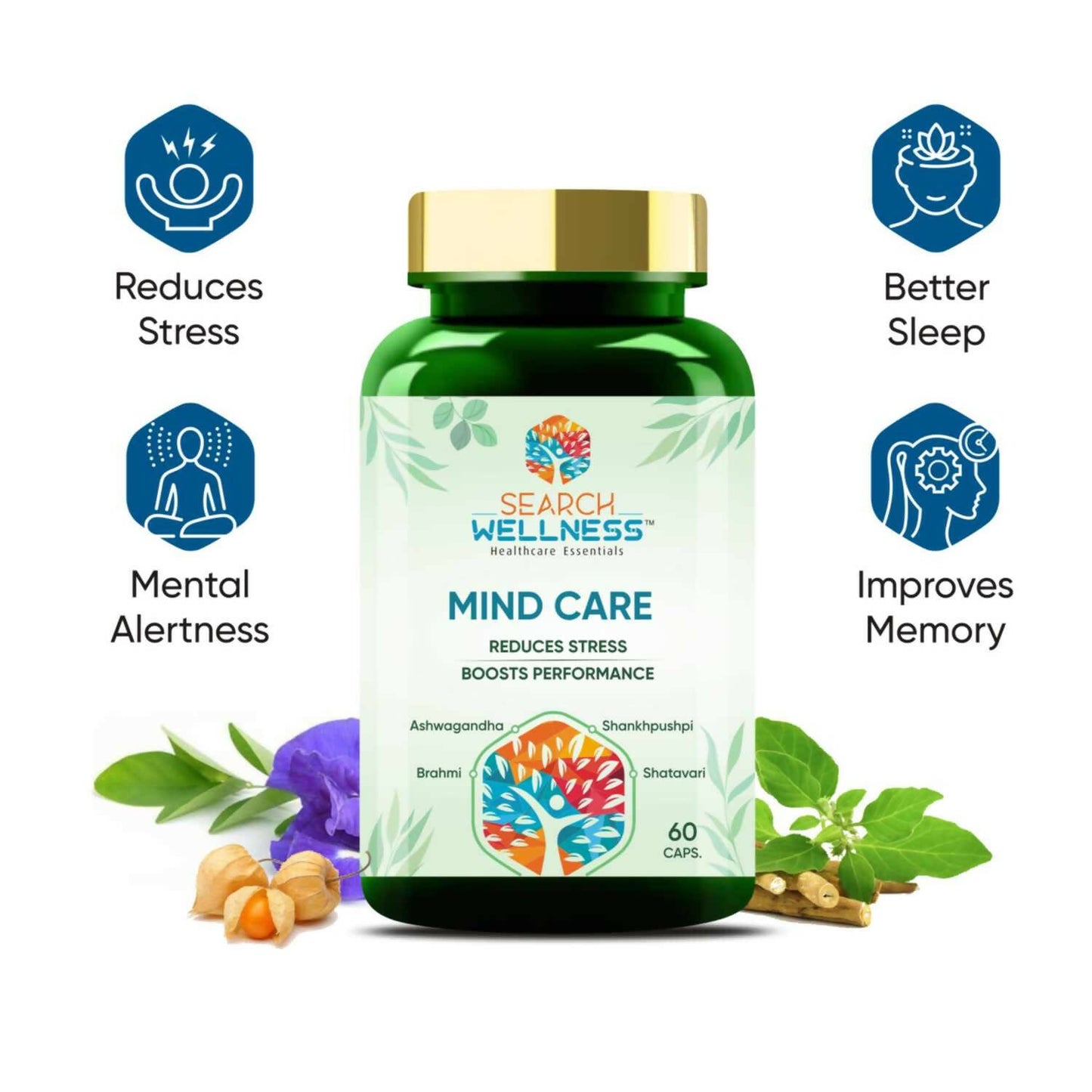 Search Wellness Mind Care Capsules - Swadesiicart