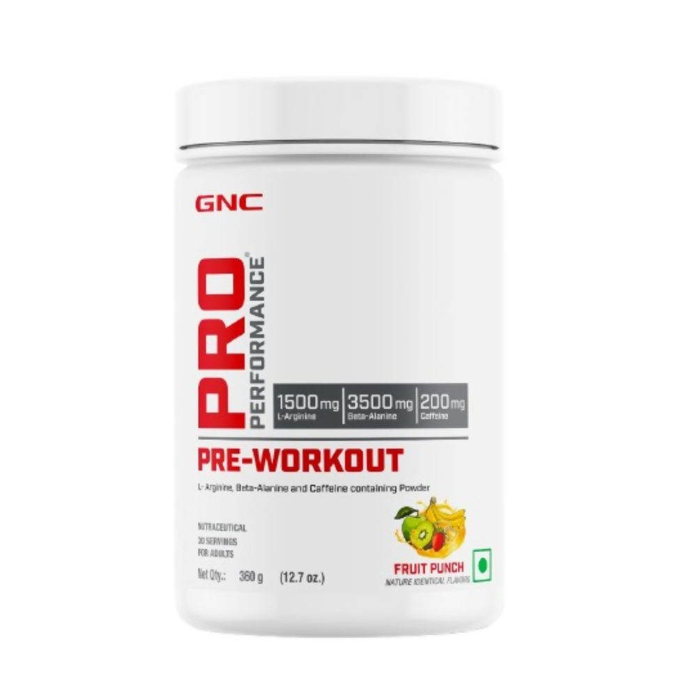 GNC Pro Performance Pre-Workout Fruit Punch | Swadesiicart