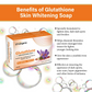 LA Organo Glutathione Kumkumadi Skin Lightening & Brightening Soap | Swadesiicart