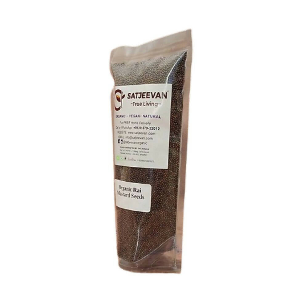 Satjeevan Organic Rai Mustard Seeds - Swadesiicart