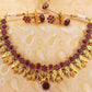 Kemp Peacock Purple Necklace Set