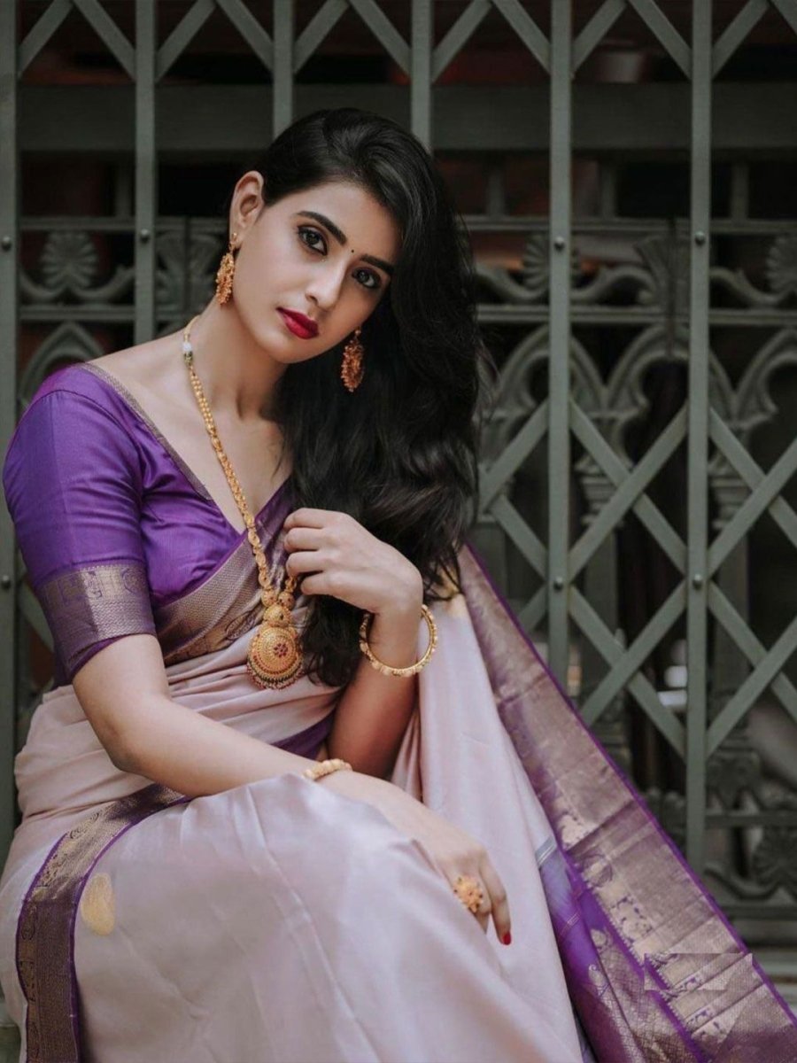 Anouk Woven Design Zari Banarasi Saree | Swadesiicart