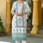 Juniper Women's Blue Printed Straight Kurta | Swadesiicart