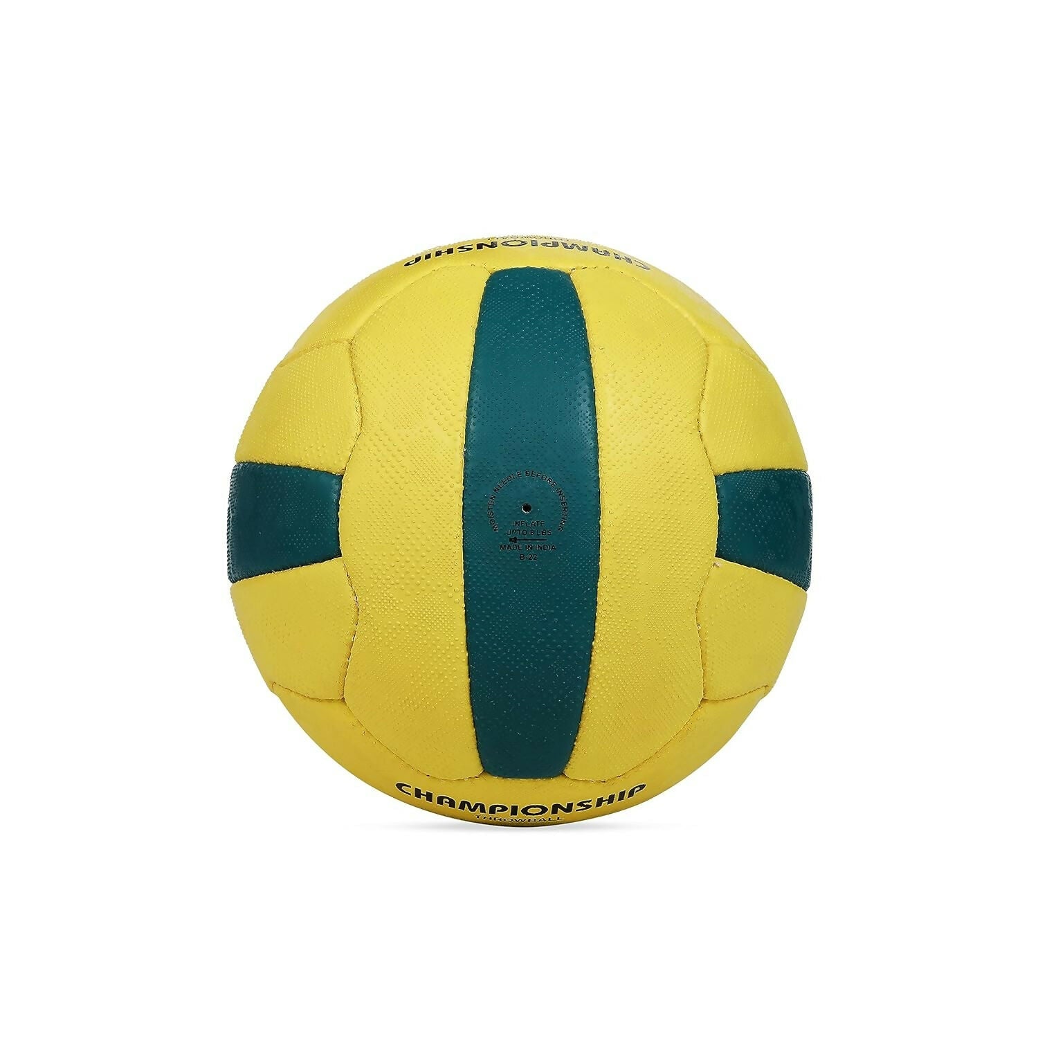 Cosco Rubber Throw Ball Size 5 (Yellow & Green) - Swadesiicart