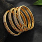 Mominos Fashion Kamal Johar AD Golden Bangles Set