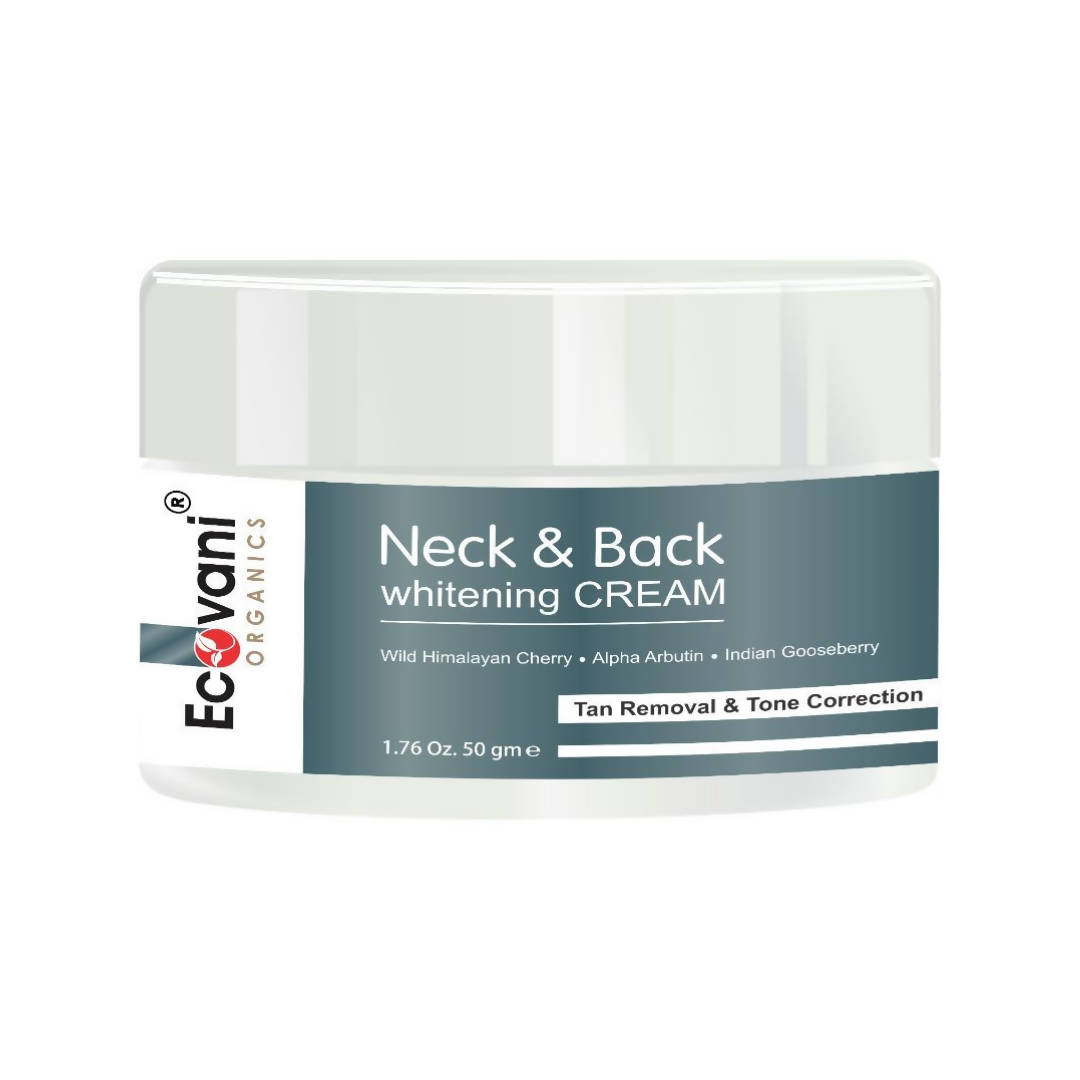Ecovani Organics Neck & Back Whitening Cream - Swadesiicart