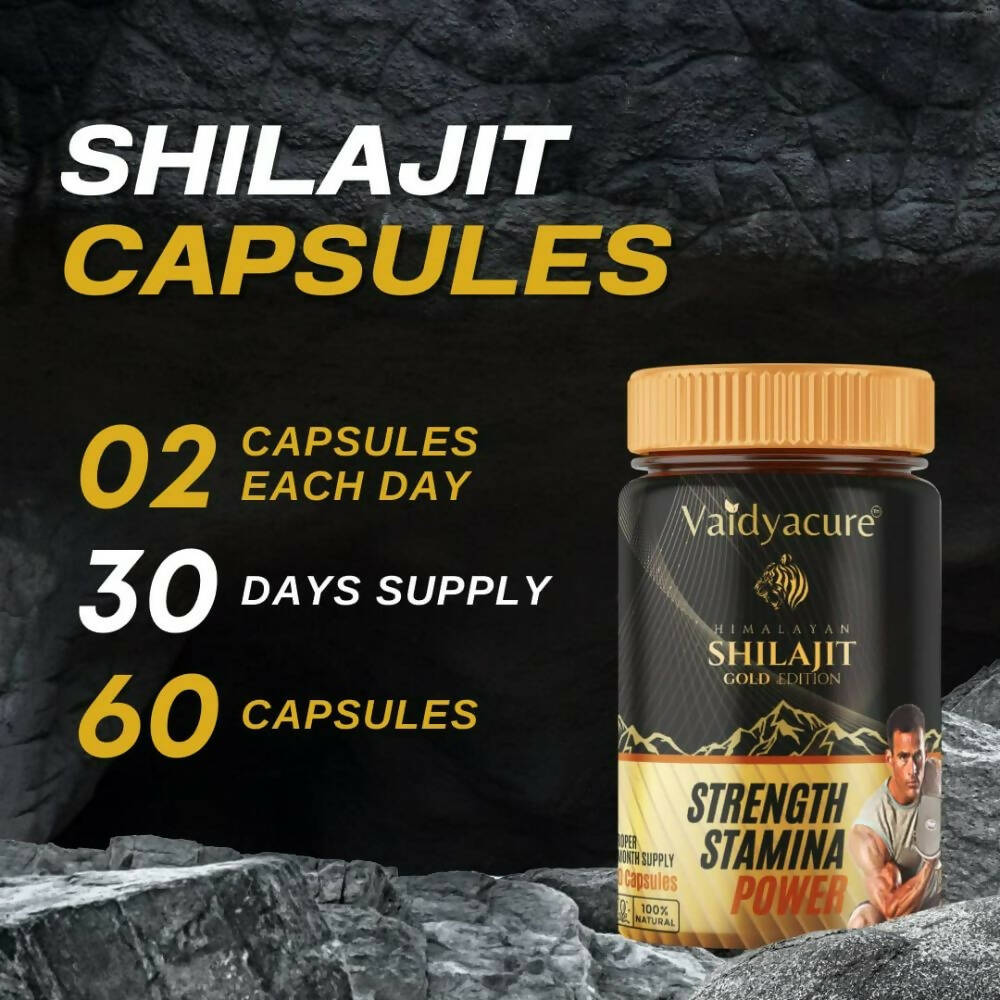 Vaidyacure Himalayan Sj Capsules - Swadesiicart