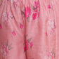 Girls Pink Printed Angrakha Kurta with Sharara - Bhama | Swadesiicart