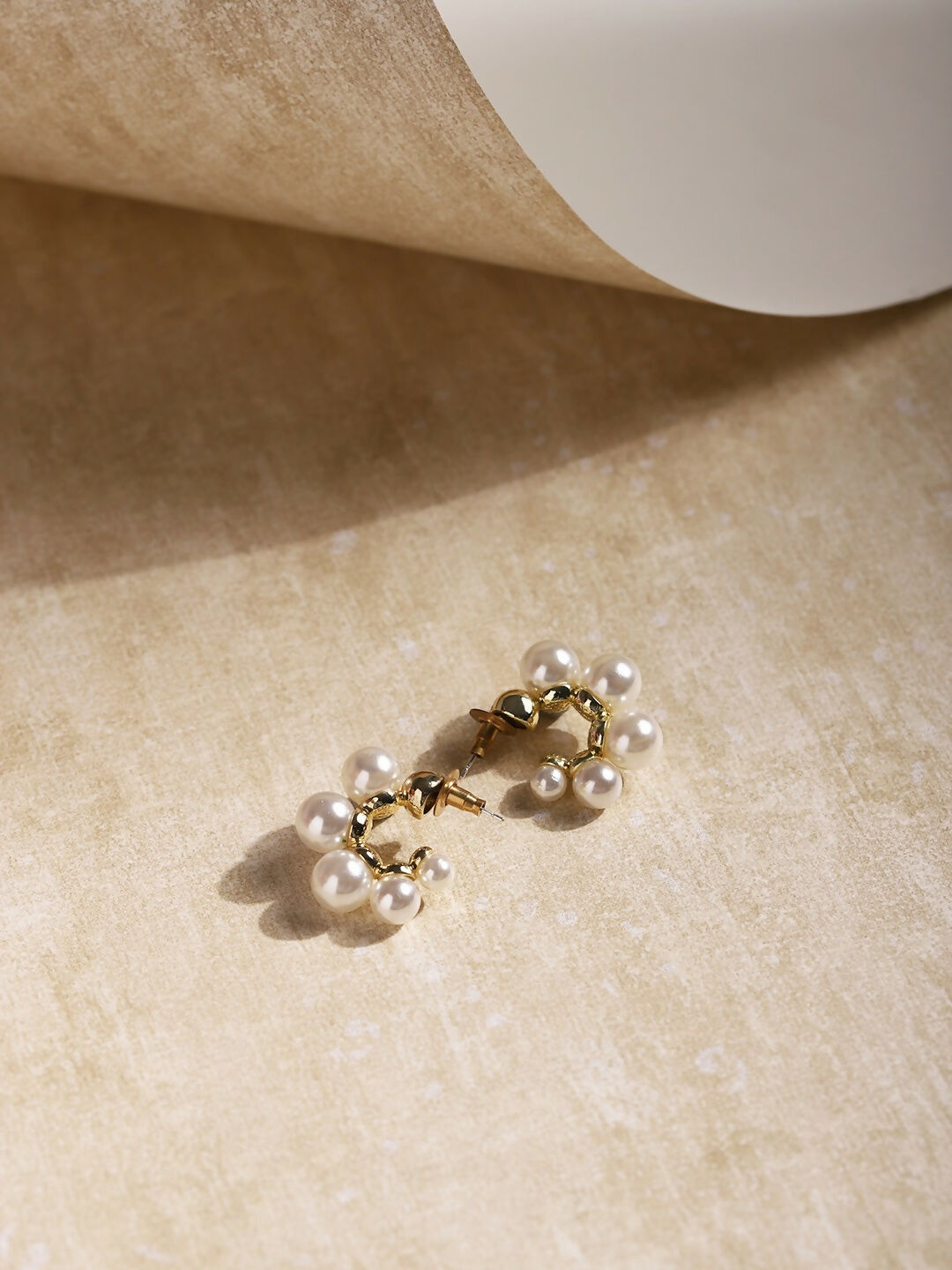 Pearl Earrings- Ruby Raang | Swadesiicart