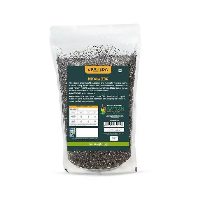 Upaveda Raw Chia Seeds | Swadesiicart