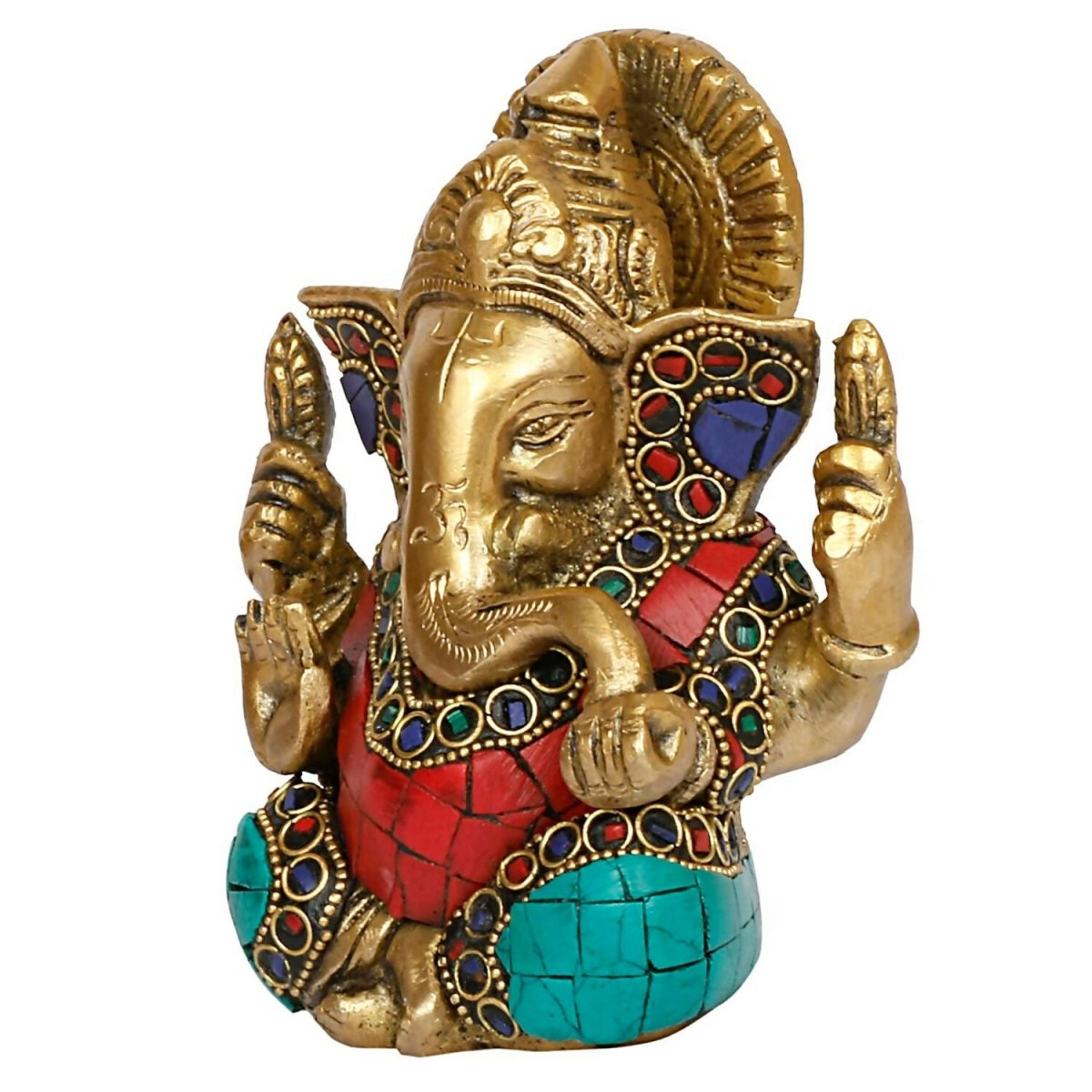 Artvarko Brass Idol Ganesha Murti - Swadesiicart