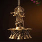 Puja N Pujari Krishna Hanging Diya with Bells For Pooja Room | Swadesiicart