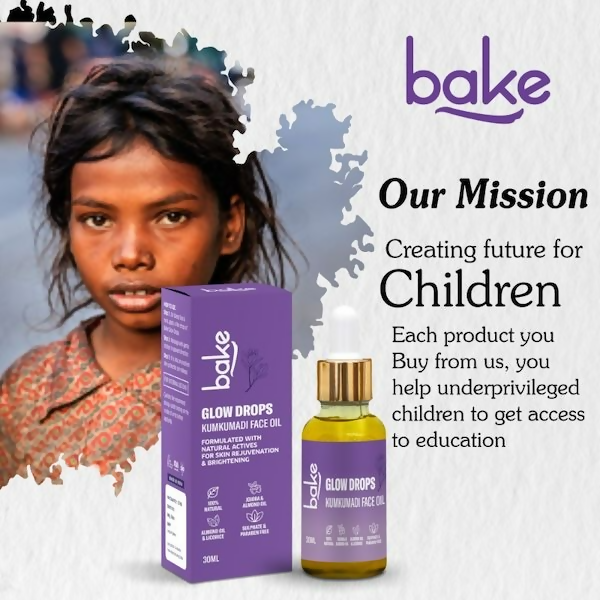 Bake Kumkumadi Face Oil For Brightening & Glowing Skin | Swadesiicart
