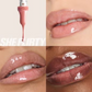 Huda Beauty Icy Nude Faux Filler Lip Gloss - She Flirty | Swadesiicart