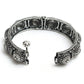 Mominos Fashion Kamal Johar Oxidised Silver-Plated Handcraft Bracelet