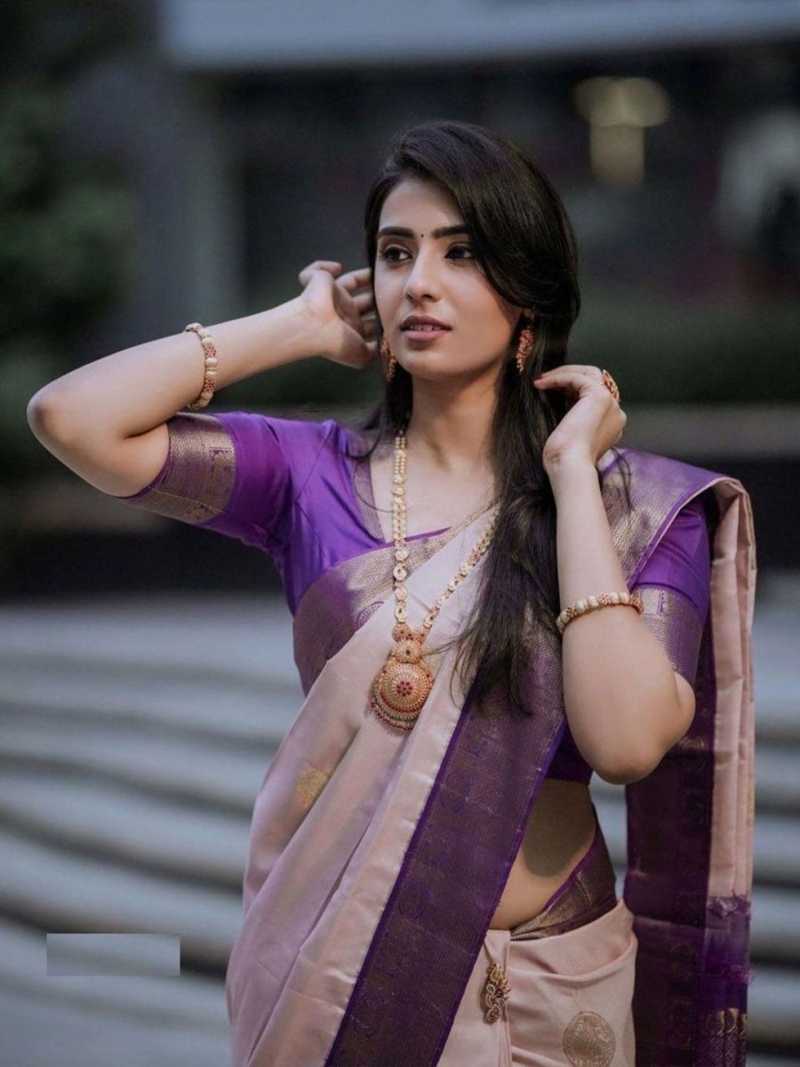 Anouk Woven Design Zari Banarasi Saree | Swadesiicart