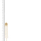 Ruby Raang Gold Long Kundan & Pearl Dangler Earrings | Swadesiicart