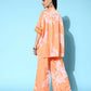 Ahalyaa Women's Traditional Wear Co-ods - Orange