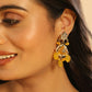 Nuyug Amber Glory Ethnic Earrings & Maang Tikka Set | Swadesiicart