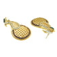 Gold-Polished Alloy Peacock Shaped Designer Earrings - The Pari - Swadesiicart
