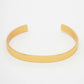 NVR Men Gold Stainless Steel Cuff Bracelet - Swadesiicart