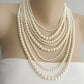 Gold-Polished Alloy Layered Pearl Elegant Necklace - The Pari | Swadesiicart
