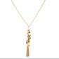 Gold-Polished Alloy Long Multi Chain Necklace - The Pari | Swadesiicart