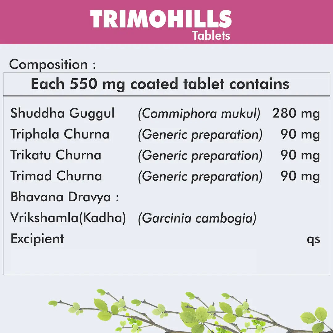 Herbal Hills Ayurveda Trimohills Tablets | Swadesiicart