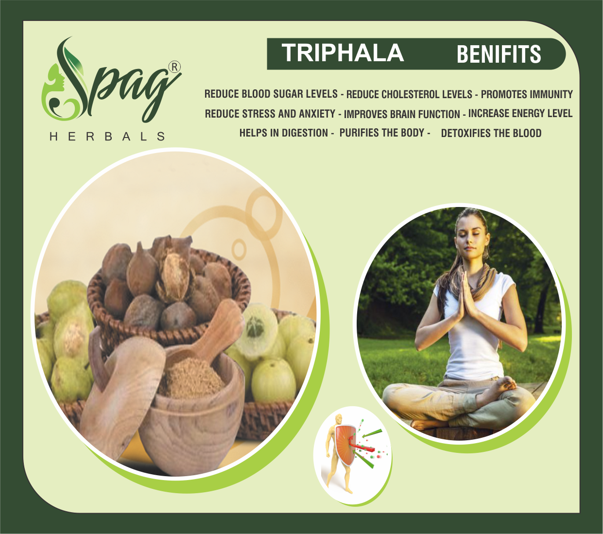 Spag Herbals Triphala Powder - Swadesiicart