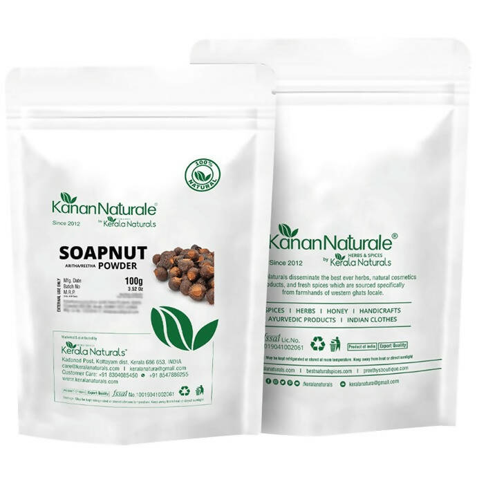 Kerala Naturals Soapnut Powder - Swadesiicart