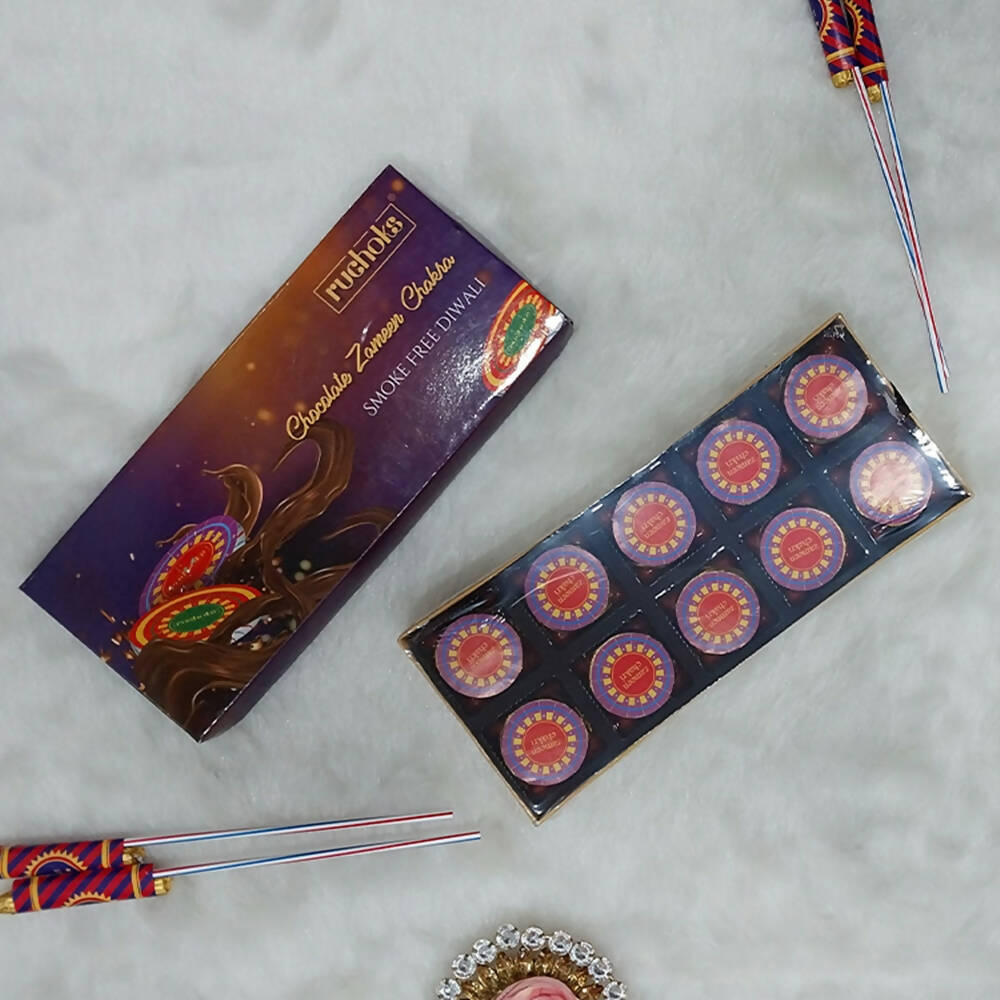 Dibha Ruchoks Diwali Premium Chocolate Zameen Chakri Gift Pack - Swadesiicart
