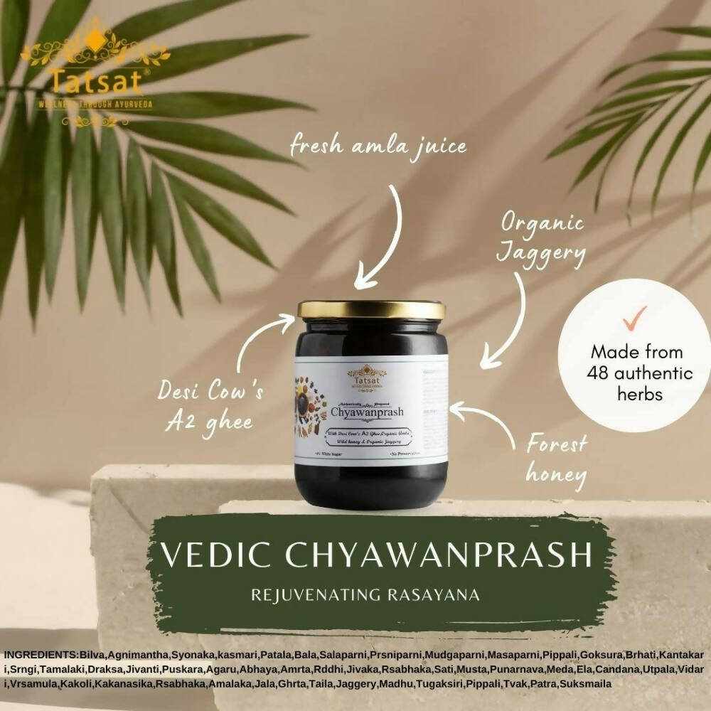 Tatsat Vedic Chyawanaprash With A2 Cow’S Ghee - Swadesiicart