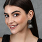 Joban Fashion Women Silver Tone Brass Brass Jhumka | Swadesiicart