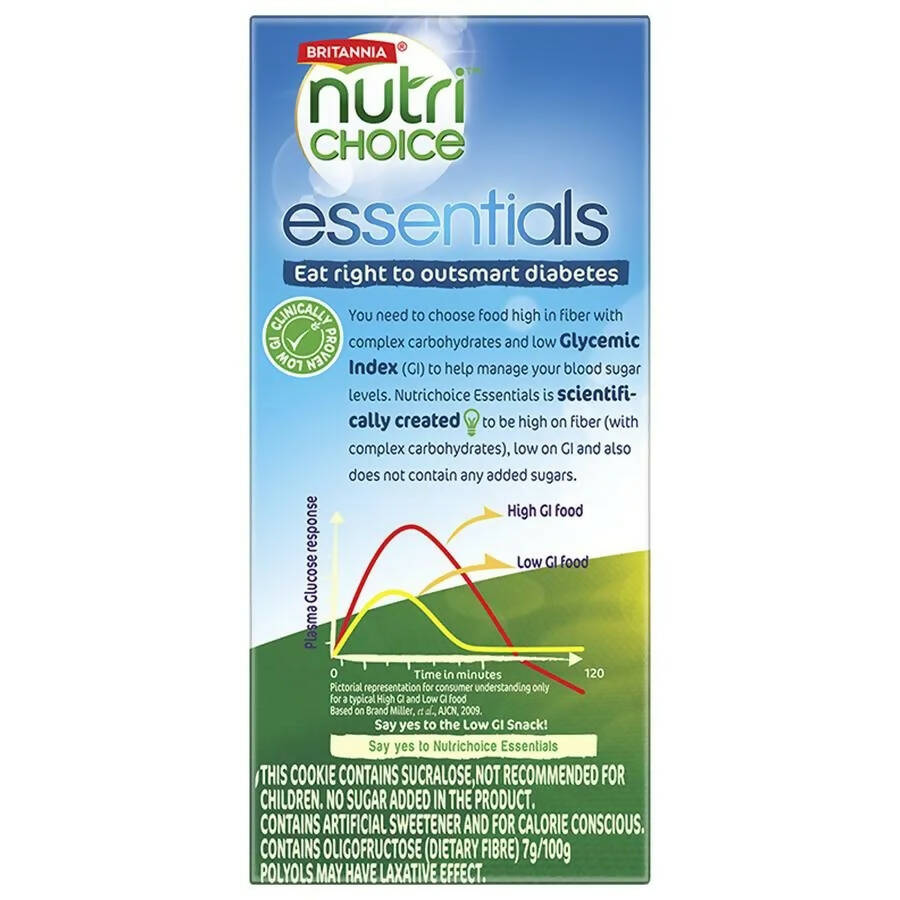 Britannia NutriChoice Essentials Oats Cookies - No Added Sugar - Swadesiicart
