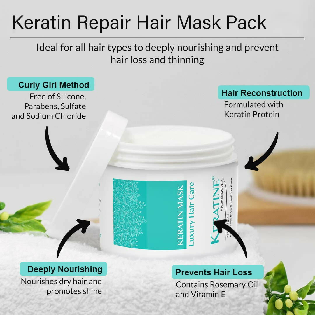Keratine Professional Super Soft Deep Conditioning Mask - Swadesiicart