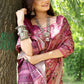 Vishnu Weaves Women's Rani Cotton Silk Woven Saree with Blouse - Swadesiicart