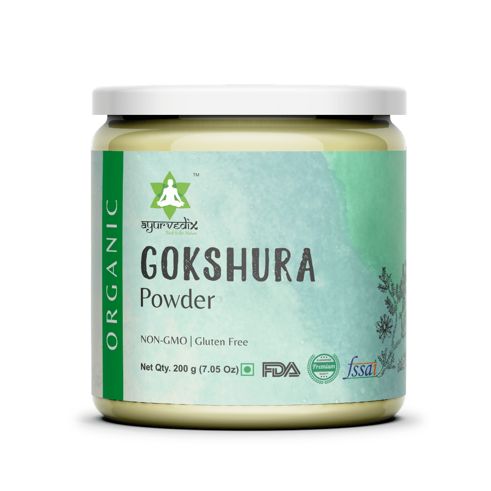 Ayurvedix Organic Gokshura Powder - Ayurvedix