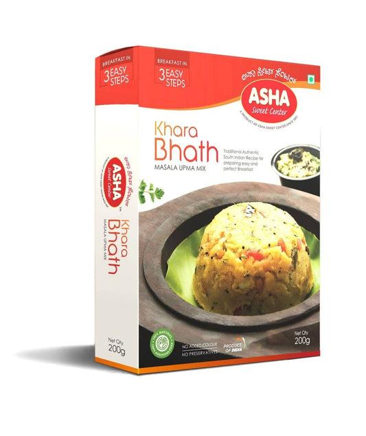 Asha Sweet Center Khara Bhath Masala Upma Mix - ASHA SWEET CENTER