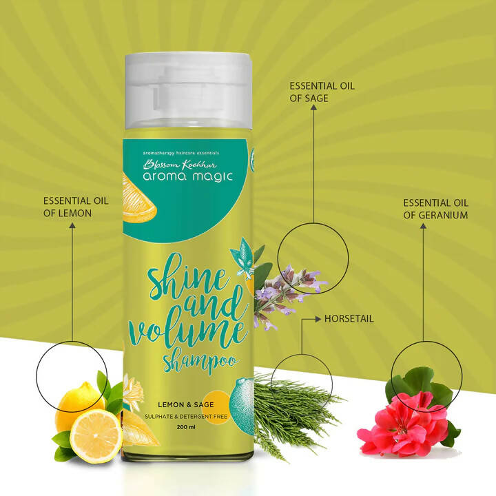 Blossom Kochhar Aroma Magic Shine Volume Shampoo - Swadesiicart