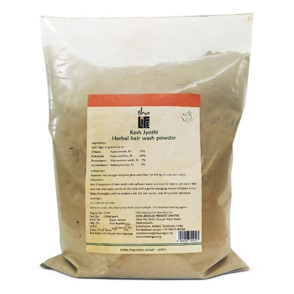 Isha Life Kesh Jyoti Herbal Hair Wash Powder - Swadesiicart