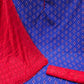 Blue Cotton Printed Unstitched Dress Material - Amara