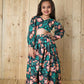 Aayaa Designer Printed Chinon Crochet Sequance Kids Lehenga Choli - Green
